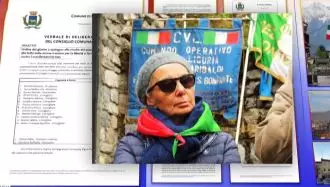 قطعنامه شهرداری بووس ایتالیا در حمایت از قیام و طرح ۱۰ماده‌یی خانم مریم رجوی