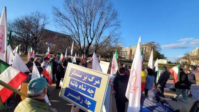 -واشنگتن - آکسیون ایرانیان آزاده و حامیان مجاهدین در برابر کاخ‌سفید - 4