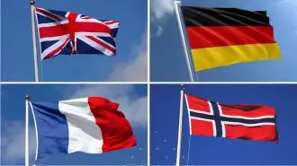 آلمان، انگلستان، نروژ و فرانسه 