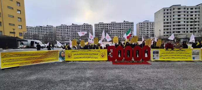 آکسیون ایرانیان آزاده در برابر دادگاه دژخیم حمید نوری در استکهلم سوئد - 2
