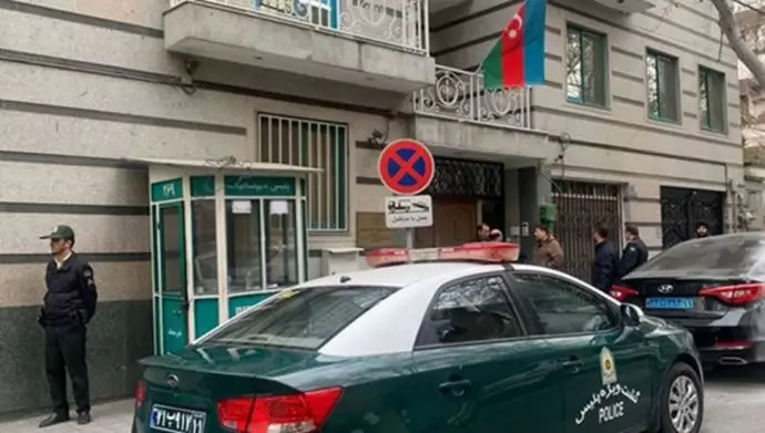 حمله مسلحانه به سفارت جمهوری آذربایجان در تهران