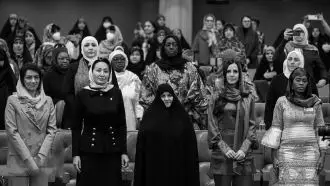 حاشیه‌های همایش زنان در رژیم آخوندی