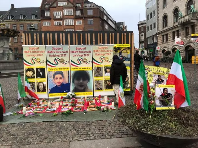 کپنهاک - نمایشگاه تصاویر شهدای قیام در همبستگی با قیام سراسری مردم ایران - ۱۰بهمن - 9