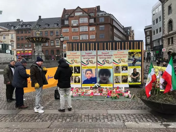 کپنهاک - نمایشگاه تصاویر شهدای قیام در همبستگی با قیام سراسری مردم ایران - ۱۰بهمن - 10