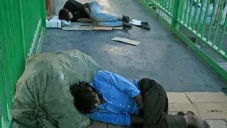 مردم فقرزدهٔ ایران در سرمای استخوان‌سوز