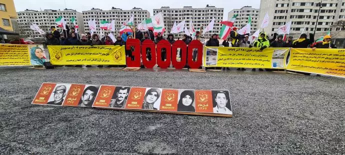 -استکهلم سوئد - تظاهرات ایرانیان آزاده در مقابل دادگاه سوئد - 4