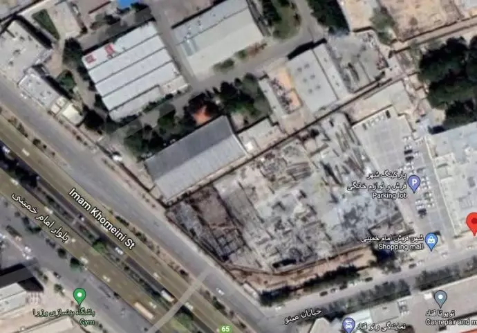 -اصفهان- تصویر هوایی از انفجار درسوله‌های مهمات متعلق به وزارت دفاع رژیم - ۸بهمن