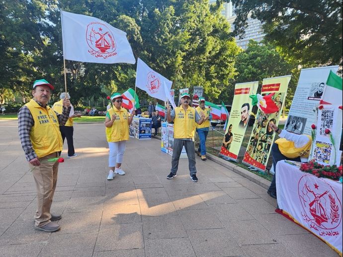 آکسیون ایرانیان آزاده در سالگرد جمعه خونین زاهدان در سیدنی - شنبه ۸مهر ۱۴۰۲
