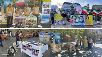 سیدنی، برن سوئیس و کپنهاگ - آکسیون ایرانیان آزاده در حمایت از قیام سراسری مردم ایران