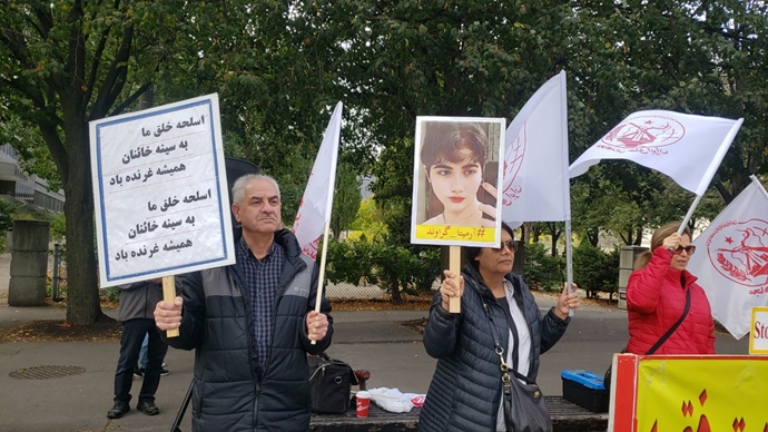 تورنتو - آکسیون ایرانیان آزاده در حمایت از قیام سراسری مردم ایران -۲۲مهر ۱۴۰۲