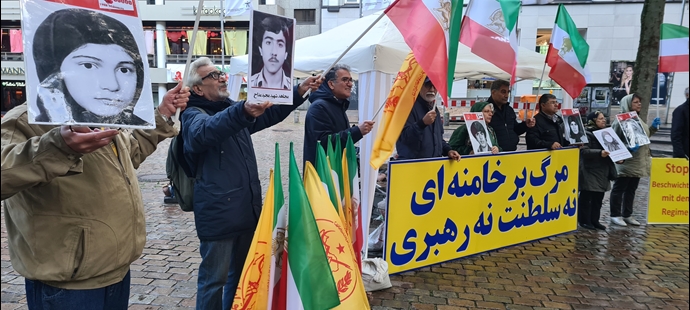 هامبورگ - آکسیون ایرانیان آزاده در حمایت از قیام سراسری مردم ایران - ۲۲مهرماه