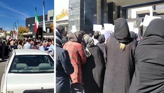 تجمع اعتراضی غارت‌شدگان رضایت خودرو قزوین