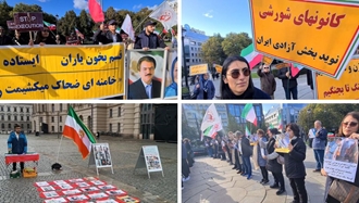  برلین و اسلو - آکسیون ایرانیان آزاده در حمایت از قیام سراسری مردم ایران 