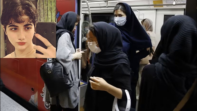 آرمیتا گراوند دختر نوجوان پس از ضرب و شتم در مترو ایران در کما قرار دارد
