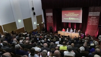 سخنرانی خانم مریم رجوی  رئیس جمهور برگزیده مقاومت ایران در کنفرانس پاریس 