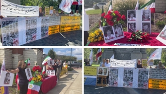 مونترال و آتلانتا - آکسیون ایرانیان آزاده در همبستگی با قیام سراسری و در سالگرد جمعه خونین زاهدان