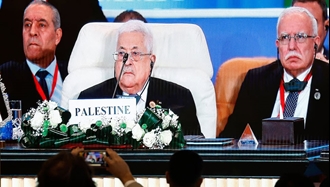 سخنرانی محمود عباس رئیس دولت فلسطین در اجلاس قاهره
