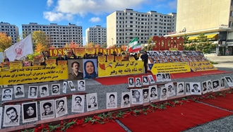 استکهلم - تظاهرات ایرانیان آزاده همزمان با دادگاه استیناف دژخیم حمید نوری - ۲۶مهر