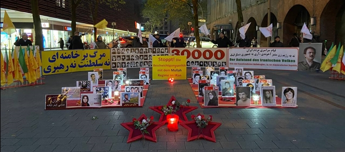 هامبورگ - تظاهرات ایرانیان آزاده در همبستگی با قیام سراسری مردم ایران - ۱۳آبان