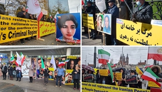 اتاوا، ونکوور، تورنتو و هلند - تظاهرات ایرانیان آزاده در همبستگی با قیام سراسری مردم ایران -۱۵آبان ۱۴۰۲