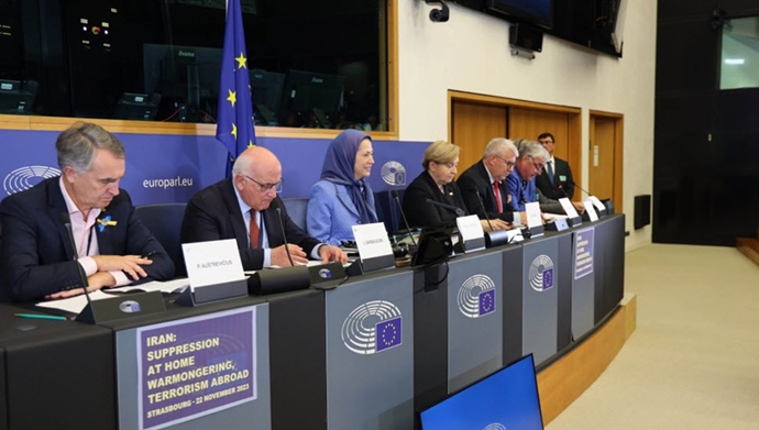 سخنرانی خانم مریم رجوی رئیس جمهور برگزیده مقاومت در کنفرانس پارلمان اروپا - استراسبورگ