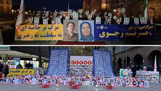استکهلم و هامبورگ - تظاهرات ایرانیان آزاده در همبستگی با قیام سراسری مردم ایران - ۲۰آبان