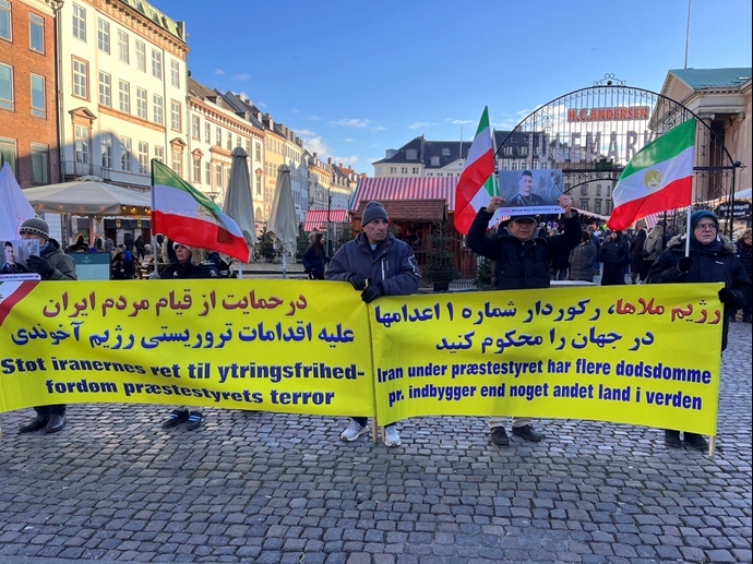 کپنهاگ - تظاهرات ایرانیان آزاده در همبستگی با قیام سراسری مردم ایران - ۴آبان ۱۴۰۲