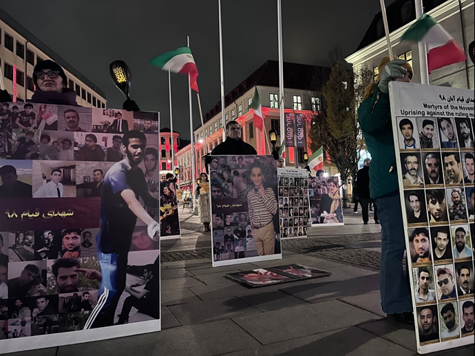 یوتوبوری - تظاهرات ایرانیان آزاده در بزرگداشت قیام آبان - ۳۰ آبان ۱۴۰۲