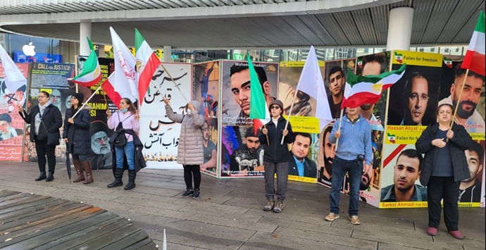 ونکوور - تظاهرات ایرانیان آزاده در همبستگی با قیام سراسری مردم ایران