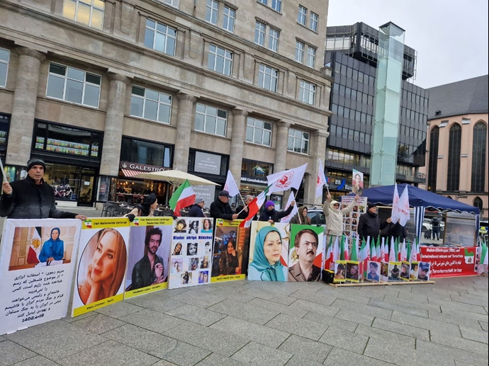 کلن آلمان - تظاهرات ایرانیان آزاده در همبستگی با قیام سراسری - ۱۷آبان