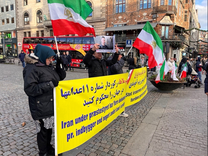 کپنهاگ - تظاهرات ایرانیان آزاده در همبستگی با قیام سراسری مردم ایران - ۴آبان ۱۴۰۲