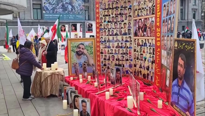 تظاهرات ایرانیان آزاده در گرامیداشت شهیدان قیام