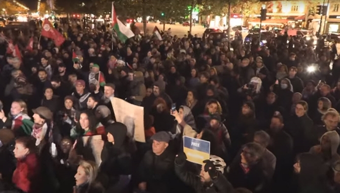 تظاهرات همبستگی با مردم فلسطین در شهرهای مختلف جهان