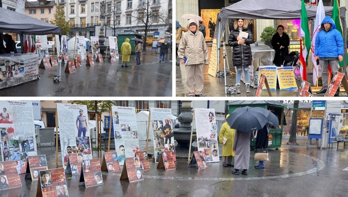نمایشگاه تصاویر شهیدان قیام در زوریخ 