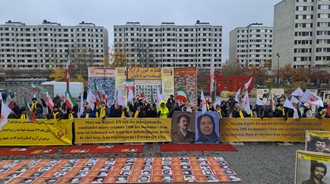 استکهلم - تظاهرات ایرانیان آزاده همزمان با دادگاه استیناف دژخیم حمید نوری