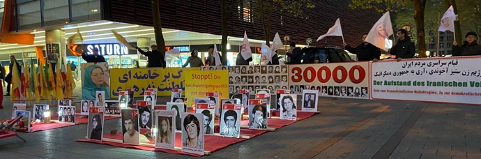 هامبورگ - تظاهرات ایرانیان آزاده در همبستگی با قیام سراسری مردم ایران - ۱۳آبان