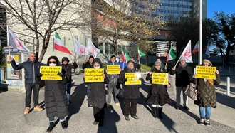 وین - تظاهرات ایرانیان آزاده