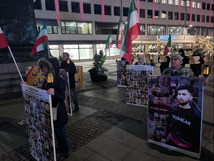 یوتوبوری - تظاهرات ایرانیان آزاده در بزرگداشت قیام آبان - ۳۰ آبان ۱۴۰۲