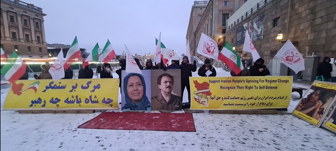 استکهلم - تظاهرات ایرانیان آزاده در همبستگی با قیام سراسری مردم ایران - ۴آبان۱۴۰۲