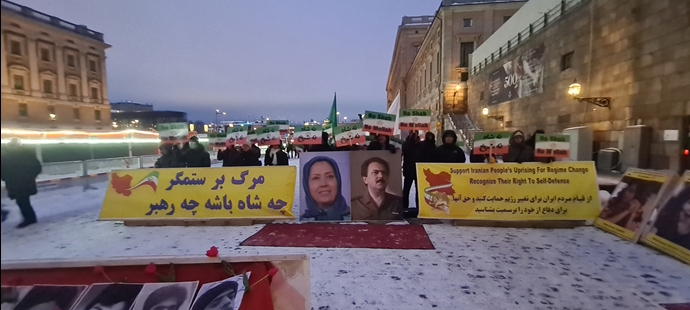 استکهلم - تظاهرات ایرانیان آزاده در همبستگی با قیام سراسری مردم ایران - ۴آبان۱۴۰۲