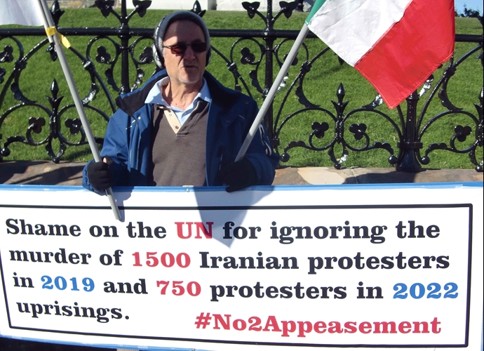 اتاوا - تظاهرات ایرانیان آزاده در همبستگی با قیام سراسری مردم ایران -۱۳آبان ۱۴۰۲