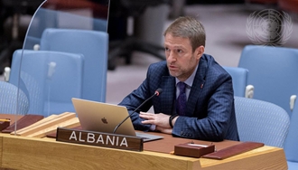 فریت خوجه سفیر و نماینده دائم آلبانی در سازمان ملل