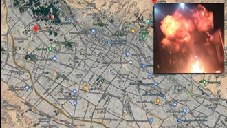 شیراز - انفجار در حوزه بسیج ضدامام حسن توسط قهرمانان کانون‌های شورشی