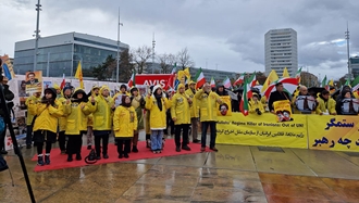 تظاهرات ایرانیان آزاده در ژنو، پیروزی مقاومت و لغو سفر رئیسی جلاد -۲۲آذر ۱۴۰۲