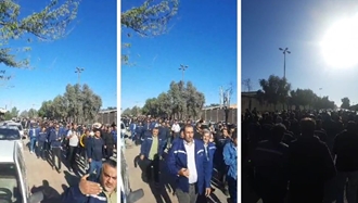 اهواز - پنجمین روز اعتصاب گسترده کارگران گروه ملی صنعتی اهواز - ۶دی