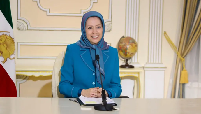 خانم مریم رجوی رئیس جمهور برگزیده مقاومت ایران 