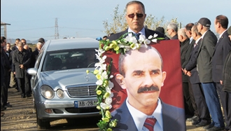 مراسم تشییع و خاکسپاری رزمنده مارکسیست انقلابی محمود بریسمی در آلبانی