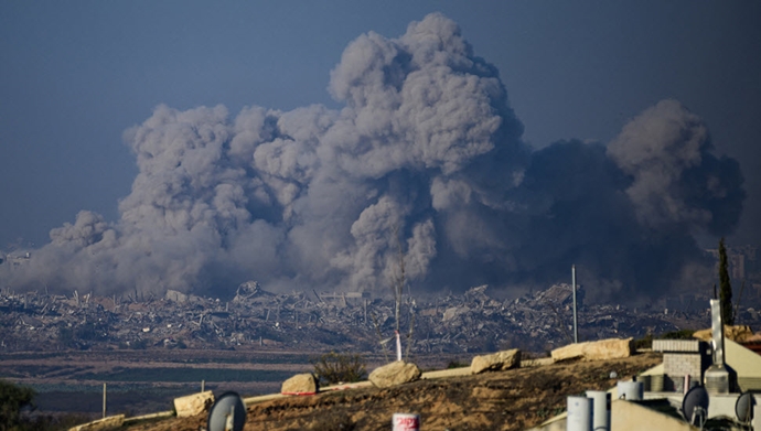 بمباران غزه توسط اسراییل