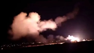 بمباران مواضع شبه‌نظامیان رژیم ایران در دمشق توسط اسراییل