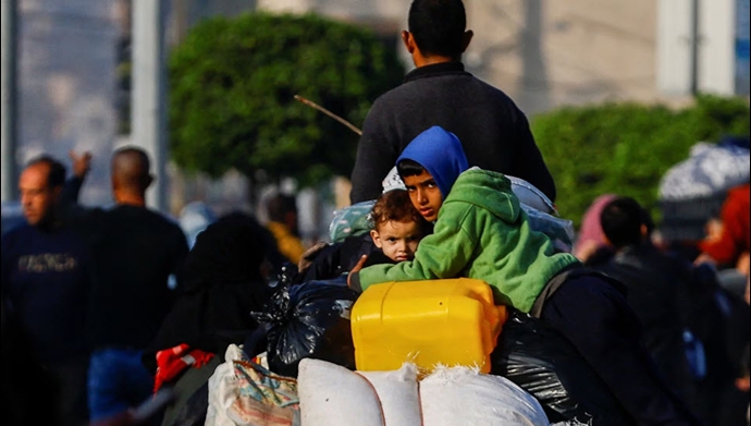 مردم غزه در حال انتقال به جنوب این شهر 